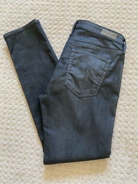 AG Adriano Goldschmied 'Prima Cigarette' Coated Jeans